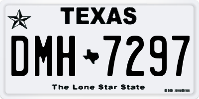 TX license plate DMH7297