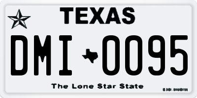 TX license plate DMI0095