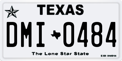TX license plate DMI0484