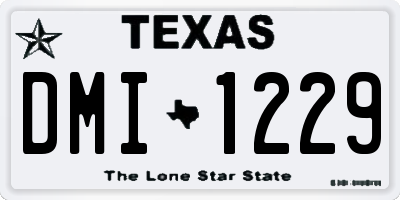 TX license plate DMI1229