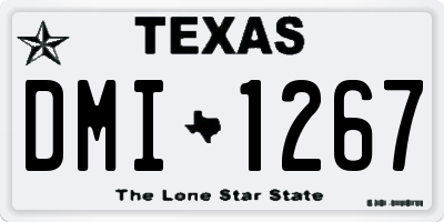 TX license plate DMI1267