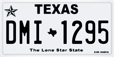 TX license plate DMI1295