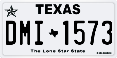 TX license plate DMI1573