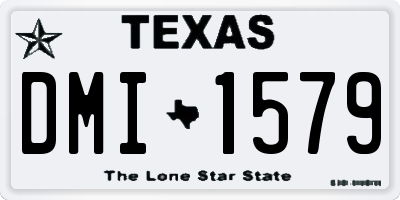 TX license plate DMI1579