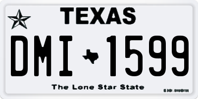 TX license plate DMI1599