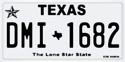 TX license plate DMI1682