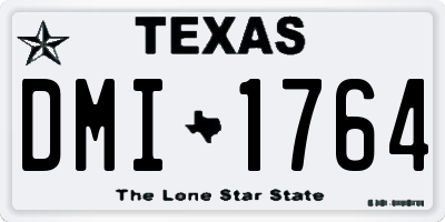 TX license plate DMI1764