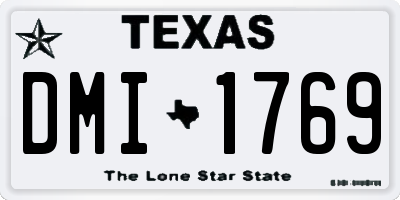 TX license plate DMI1769