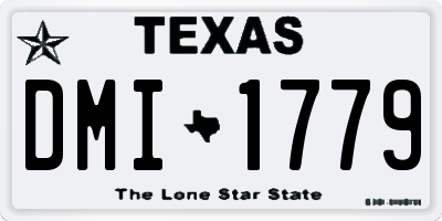 TX license plate DMI1779