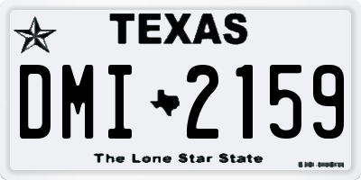 TX license plate DMI2159