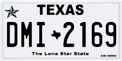 TX license plate DMI2169