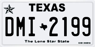 TX license plate DMI2199