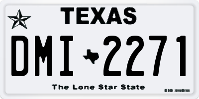 TX license plate DMI2271
