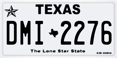 TX license plate DMI2276