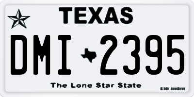 TX license plate DMI2395