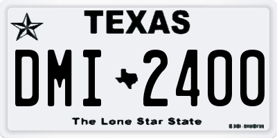 TX license plate DMI2400