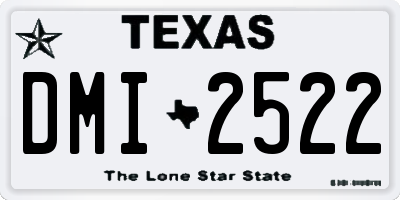 TX license plate DMI2522