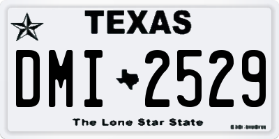 TX license plate DMI2529