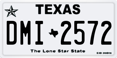 TX license plate DMI2572