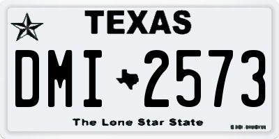 TX license plate DMI2573