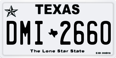 TX license plate DMI2660