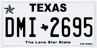 TX license plate DMI2695