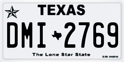 TX license plate DMI2769