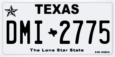 TX license plate DMI2775