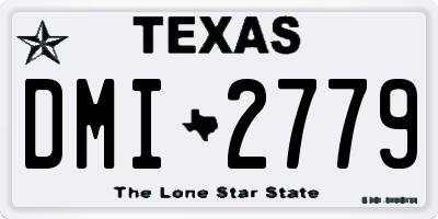 TX license plate DMI2779