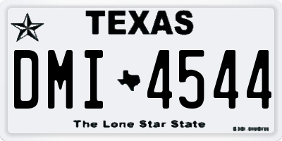 TX license plate DMI4544