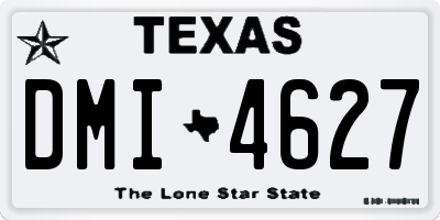 TX license plate DMI4627