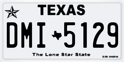 TX license plate DMI5129