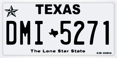 TX license plate DMI5271