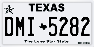 TX license plate DMI5282