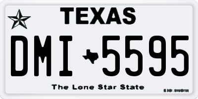 TX license plate DMI5595