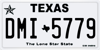 TX license plate DMI5779