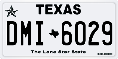TX license plate DMI6029