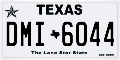 TX license plate DMI6044