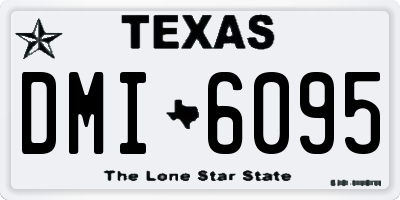 TX license plate DMI6095