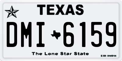 TX license plate DMI6159