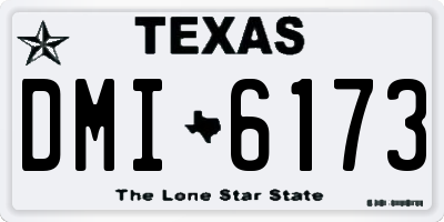 TX license plate DMI6173