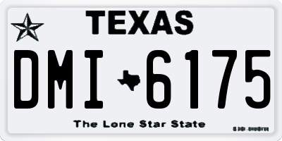 TX license plate DMI6175