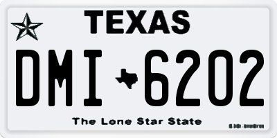 TX license plate DMI6202