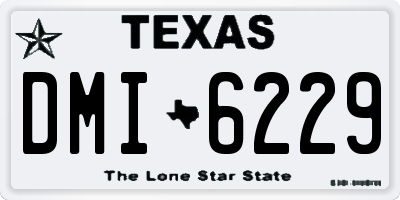 TX license plate DMI6229