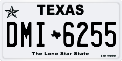 TX license plate DMI6255