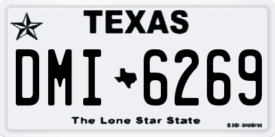 TX license plate DMI6269