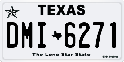 TX license plate DMI6271