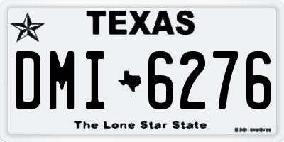 TX license plate DMI6276