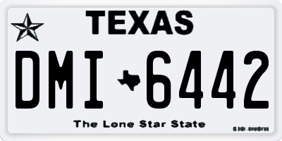 TX license plate DMI6442