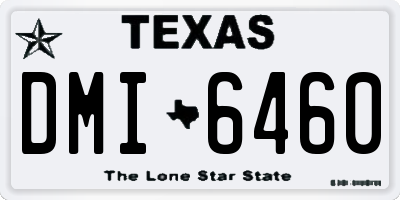TX license plate DMI6460